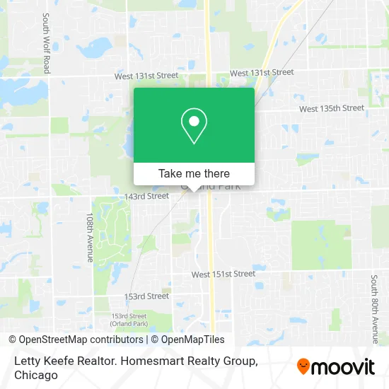 Letty Keefe Realtor. Homesmart Realty Group map