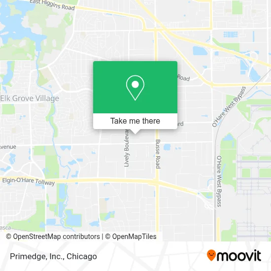 Primedge, Inc. map