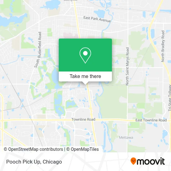 Pooch Pick Up map