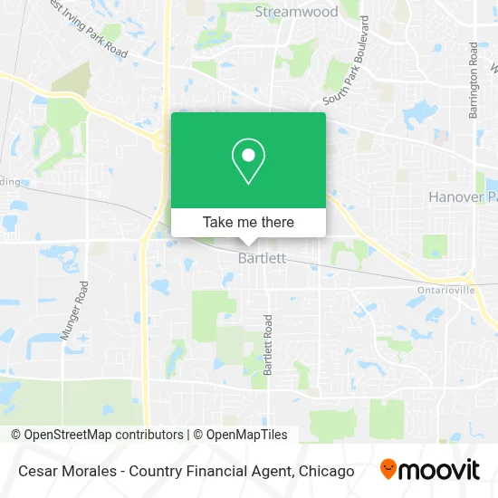 Cesar Morales - Country Financial Agent map