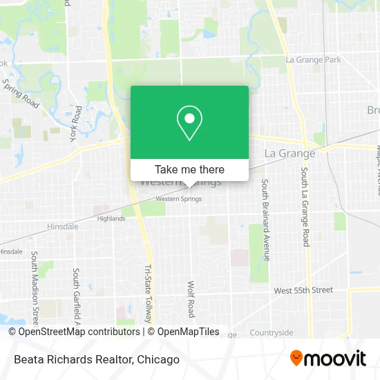Beata Richards Realtor map