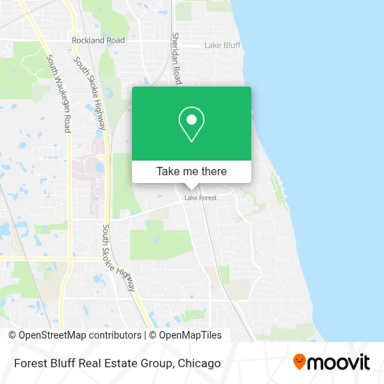 Forest Bluff Real Estate Group map