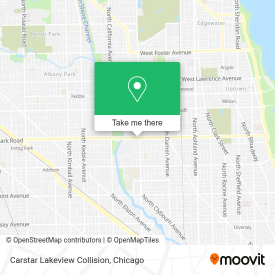 Carstar Lakeview Collision map