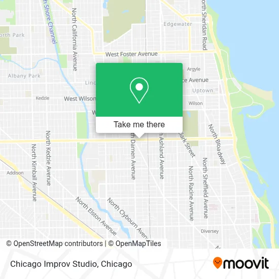 Chicago Improv Studio map