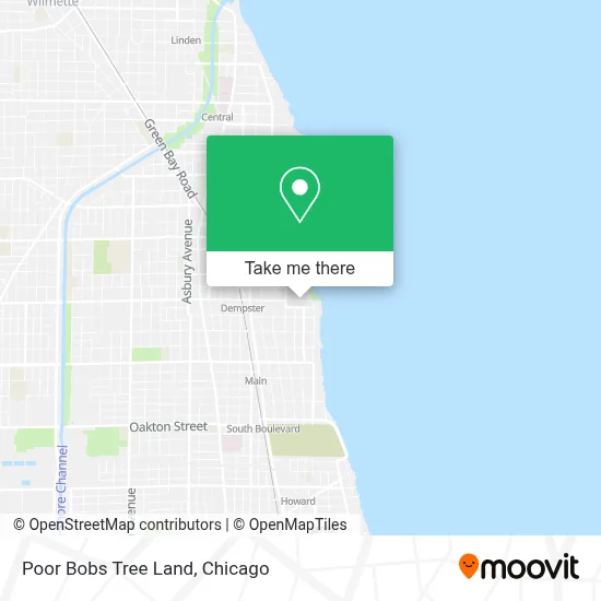 Poor Bobs Tree Land map