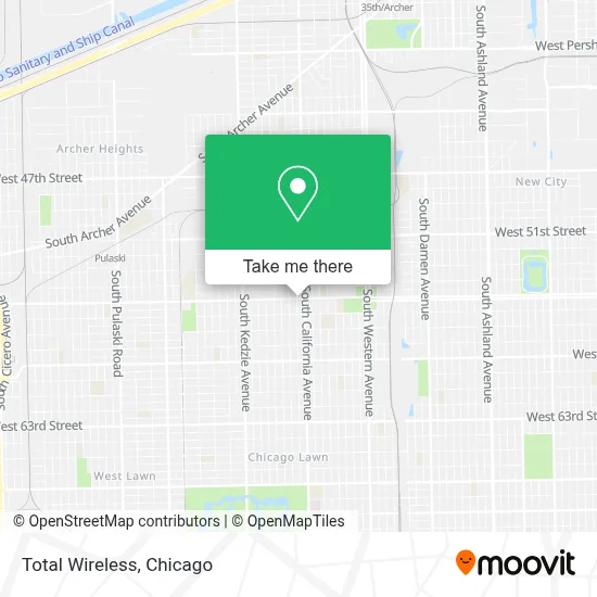 Total Wireless map