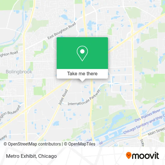 Metro Exhibit map