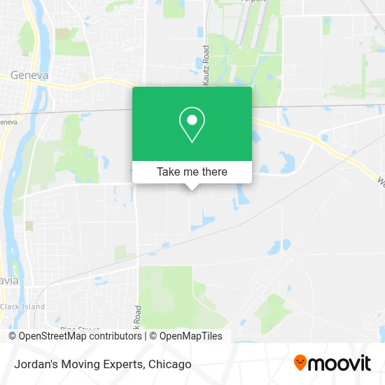 Jordan's Moving Experts map