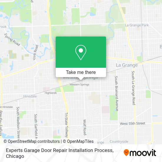 Experts Garage Door Repair Installation Process map