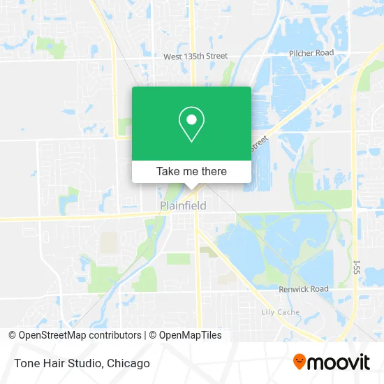Tone Hair Studio map
