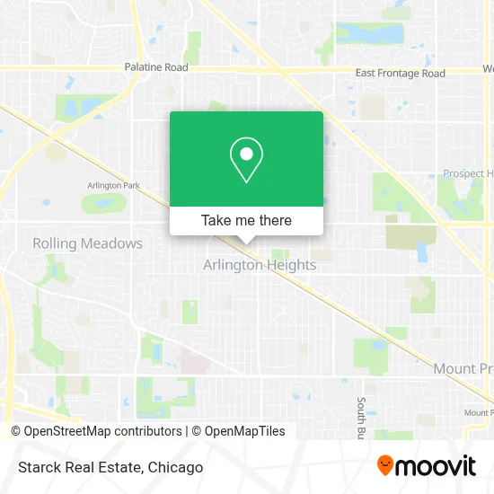 Starck Real Estate map