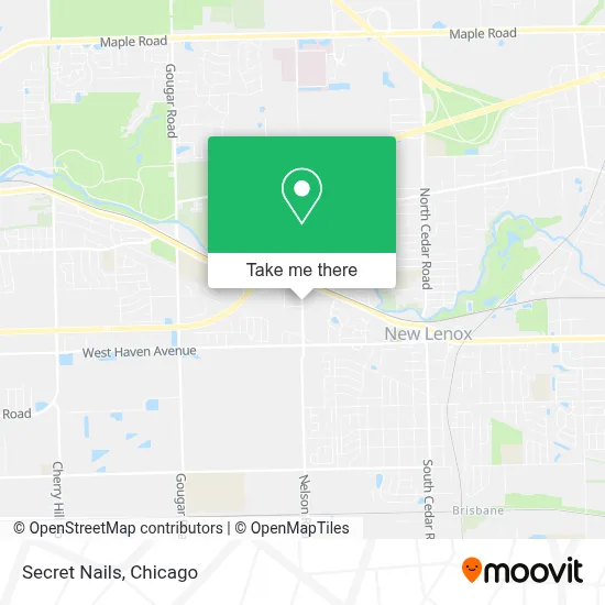 Secret Nails map