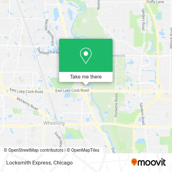 Locksmith Express map