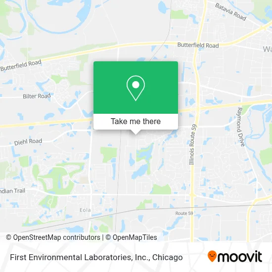 First Environmental Laboratories, Inc. map