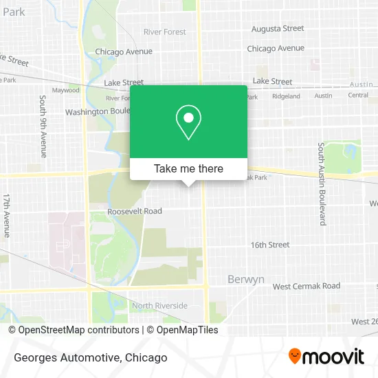 Georges Automotive map