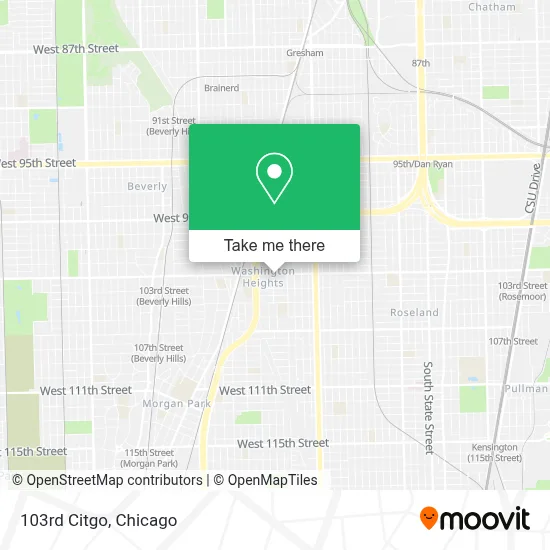 103rd Citgo map