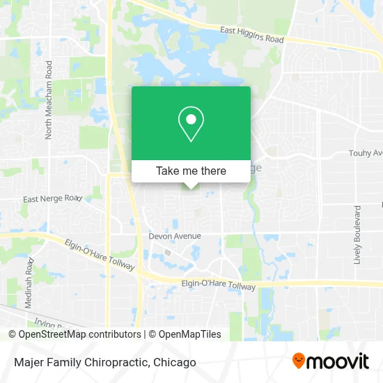Majer Family Chiropractic map