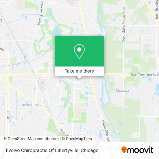 Evolve Chiropractic Of Libertyville map