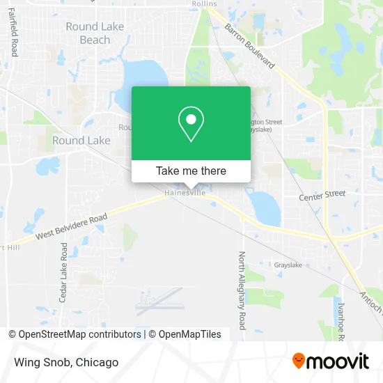 Wing Snob map