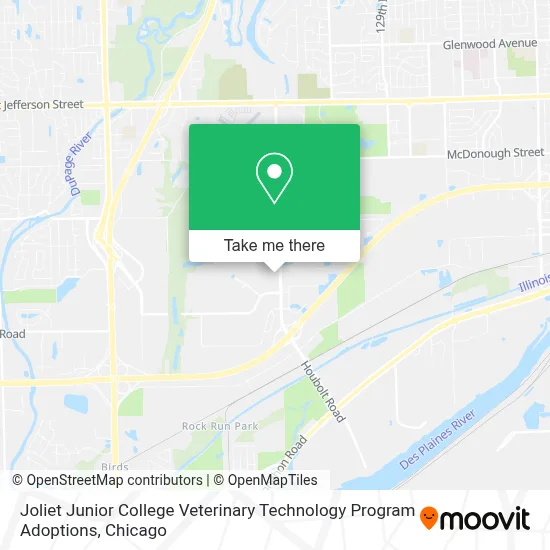 Joliet Junior College Veterinary Technology Program Adoptions map