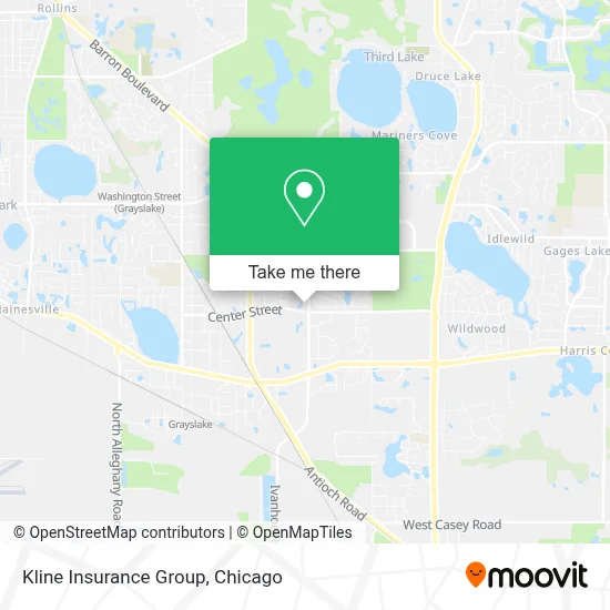 Kline Insurance Group map