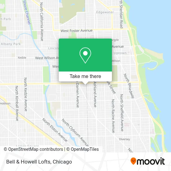 Bell & Howell Lofts map