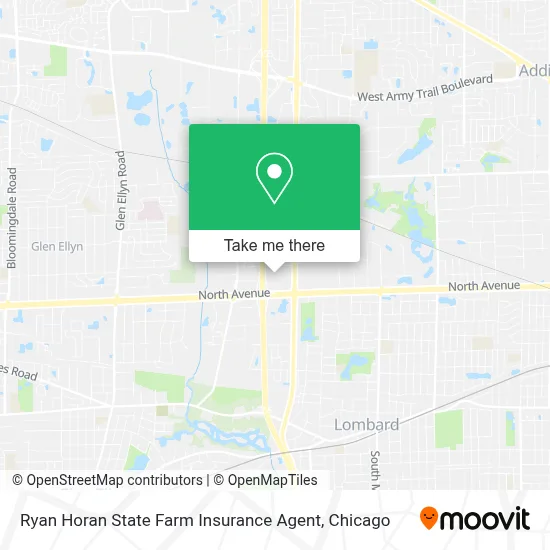 Ryan Horan State Farm Insurance Agent map