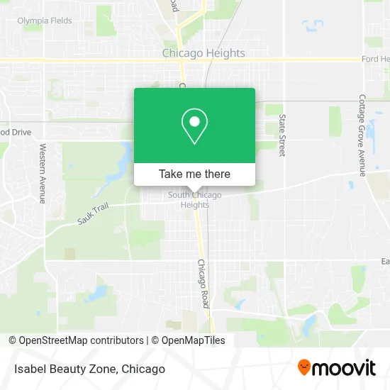 Isabel Beauty Zone map
