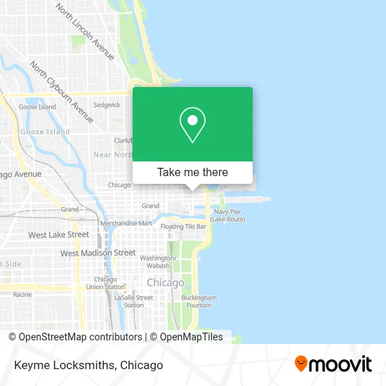 Keyme Locksmiths map