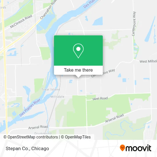 Stepan Co. map