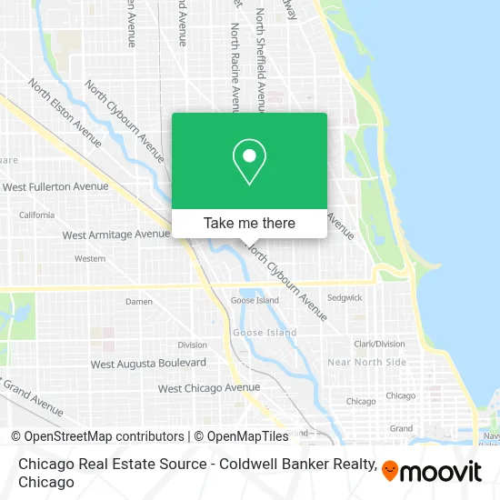 Chicago Real Estate Source - Coldwell Banker Realty map