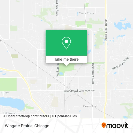 Wingate Prairie map