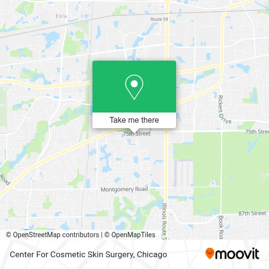 Center For Cosmetic Skin Surgery map