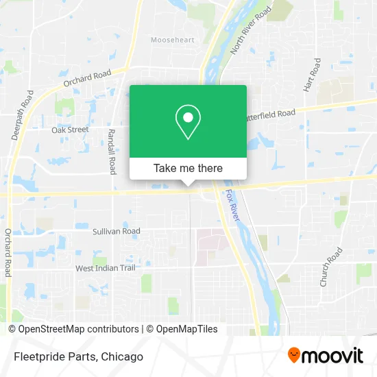 Fleetpride Parts map