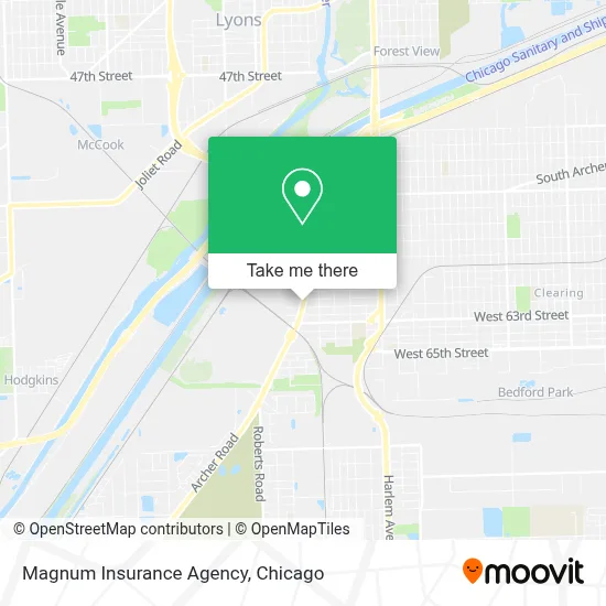 Magnum Insurance Agency map