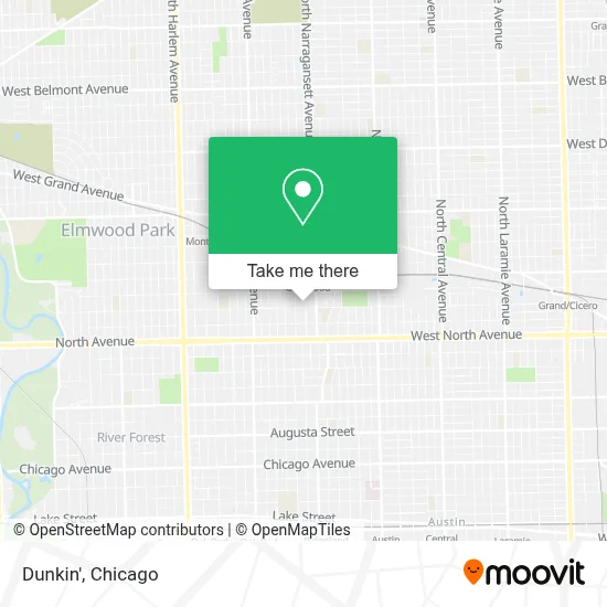 Dunkin' map