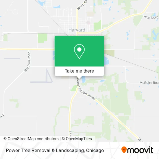 Power Tree Removal & Landscaping map