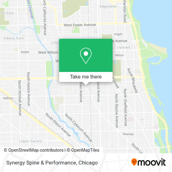 Synergy Spine & Performance map