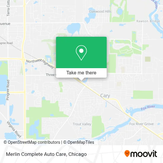 Merlin Complete Auto Care map