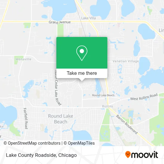 Lake County Roadside map