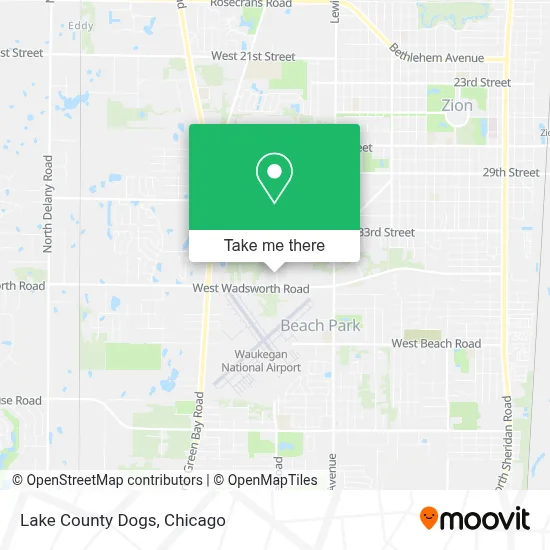 Lake County Dogs map
