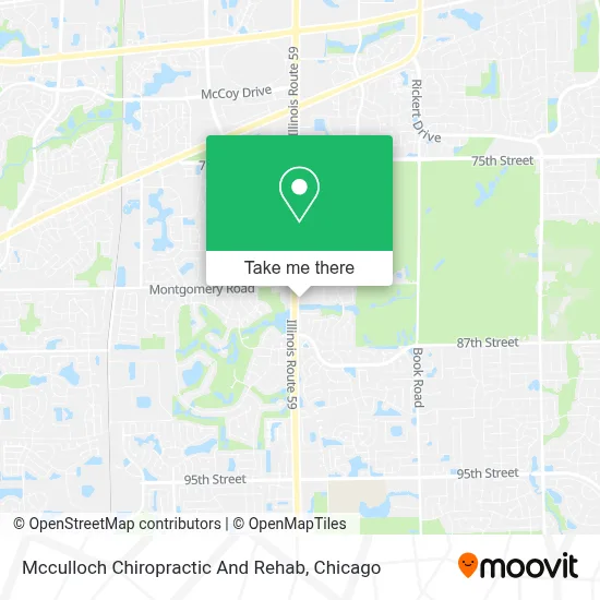 Mcculloch Chiropractic And Rehab map