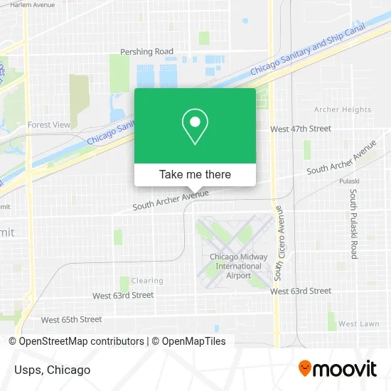 Usps map