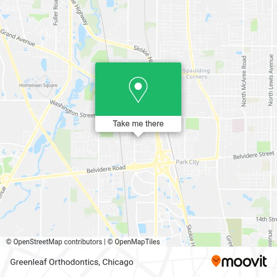 Greenleaf Orthodontics map