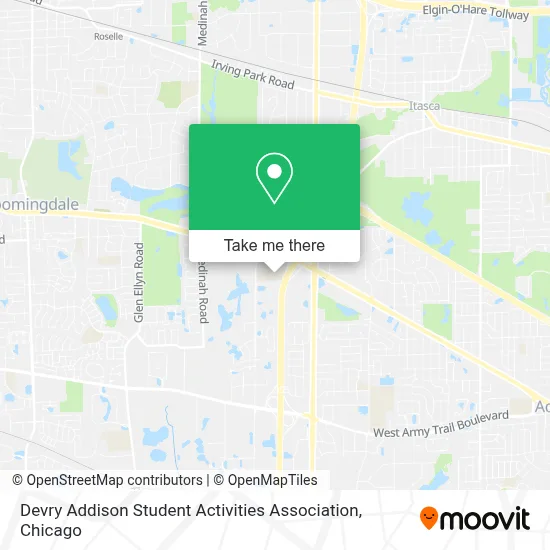 Devry Addison Student Activities Association map