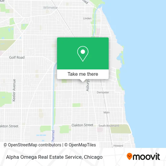Alpha Omega Real Estate Service map
