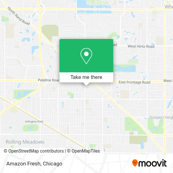 Amazon Fresh map