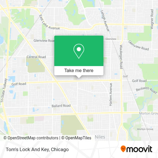 Tom's Lock And Key map
