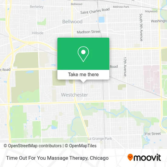 Time Out For You Massage Therapy map