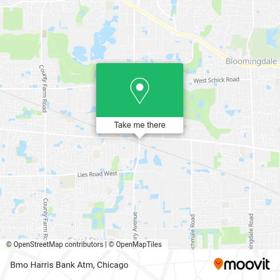 Bmo Harris Bank Atm map
